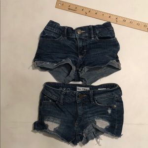Cut Off Jean Shorts, Abercrombie & DL 1961, sz 7